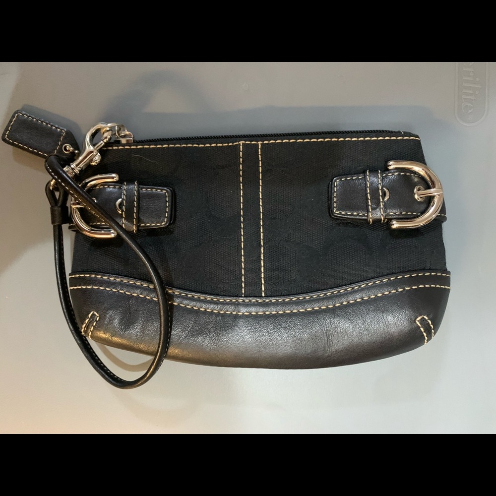 Small coach wristlet